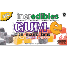 Incredibles Gum-E Bites 100mg
