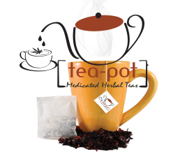 CWD Tea-Pot Herbal Medicated Tea Raspberry 50mg